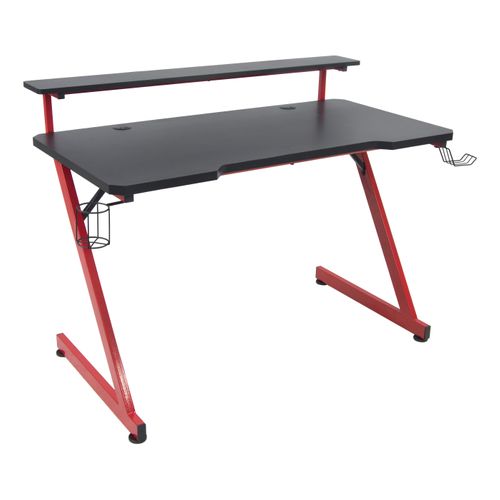 Bureau gamer CODE Noir et rouge