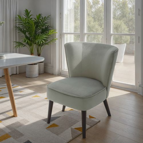 Fauteuil HARRY II tissu gris clair