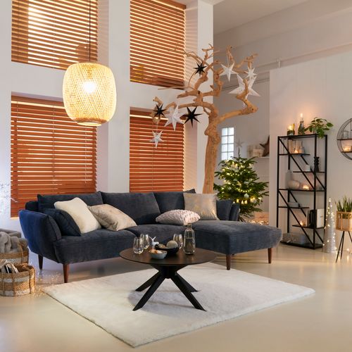 Table basse ronde AVA noire