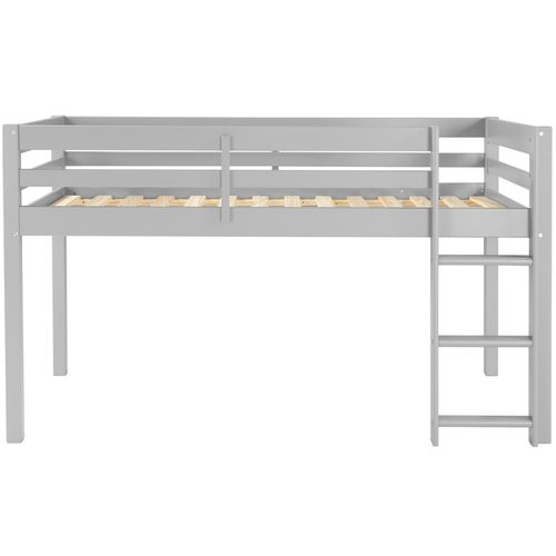 Lit mi haut 90x190 cm BLOOM Gris