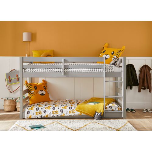 Lits superposés 2x90x190 cm BLOOM Gris