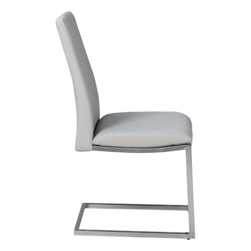 Chaise DIONE polyuréthane gris