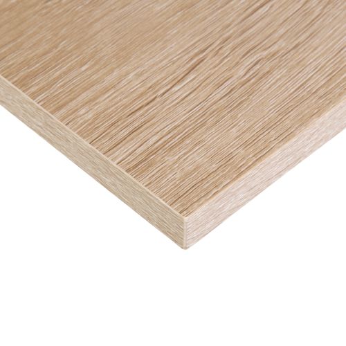 Table pliable DARA imitation chêne et blanc