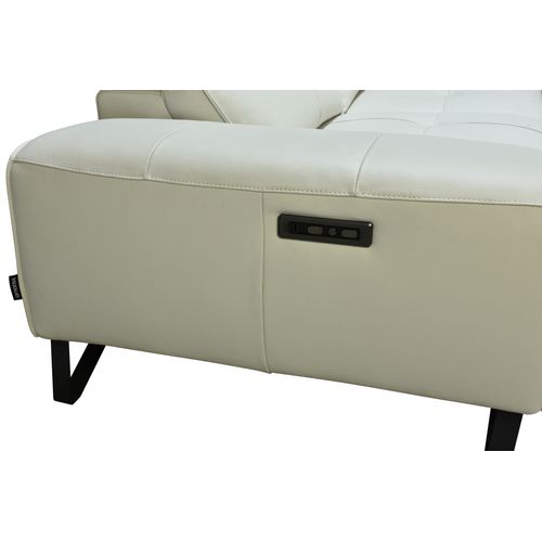 Canapé 2,5 places Maxime cuir et croûte