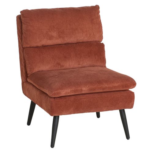 Fauteuil GAEL tissu terracotta