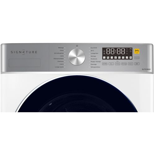 Lave linge hublot séchant SIGNATURE SLFS106AD 10/6kg Blanc
