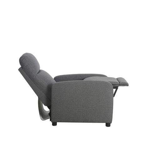 Fauteuil relax BONNIE tissu gris