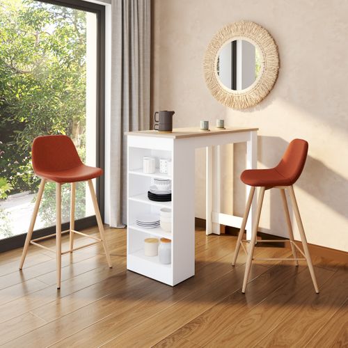 Tabouret de bar H. 74 LYNETTE Ocre