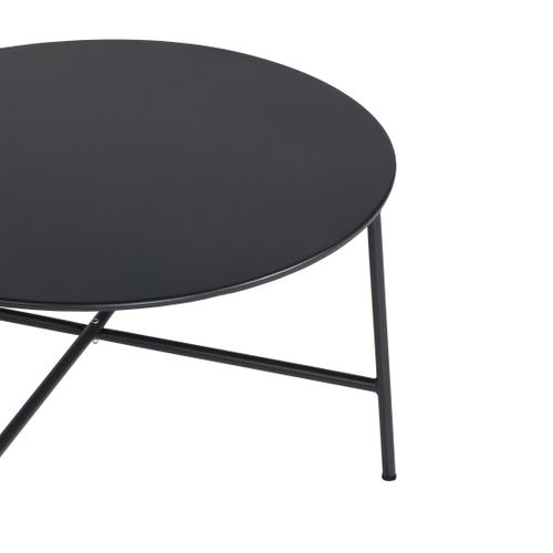 Salon de jardin VIRGINIE noir et gris