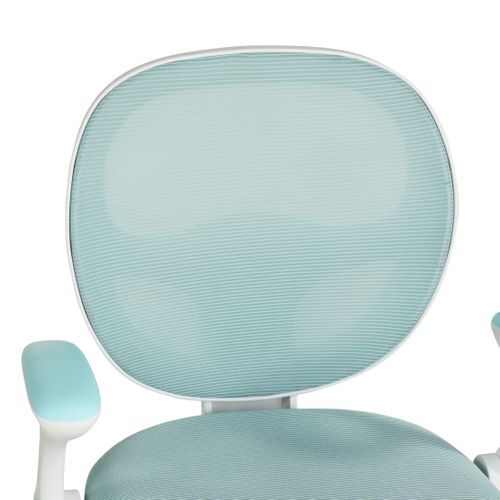 Chaise dactylo JUSTINE bleu