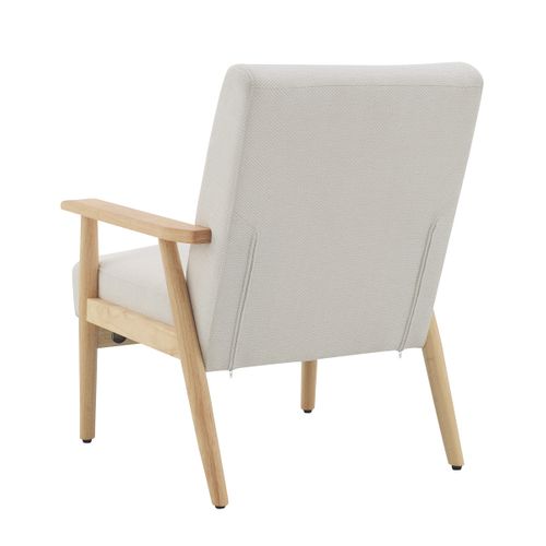 Fauteuil DAN tissu beige