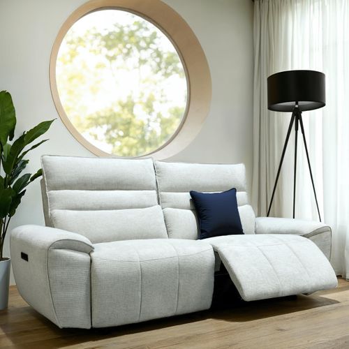 Canapé 3 places relax COME tissu grège