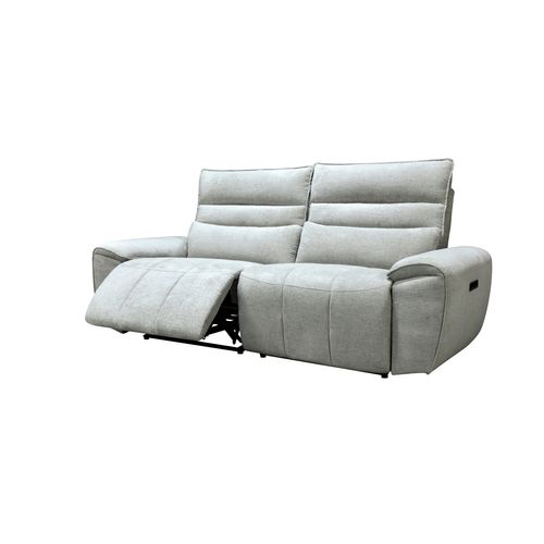 Canapé 3 places relax COME tissu gris