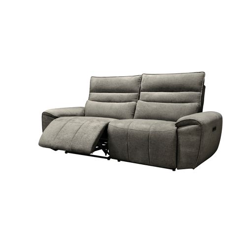 Canapé 3 places relax COME tissu anthracite