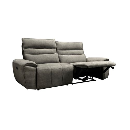 Canapé 3 places relax COME tissu anthracite