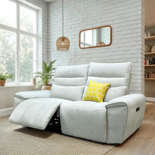 Canapé 2 places relax COME tissu grège