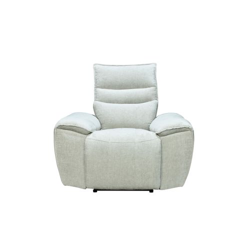 Fauteuil relax électrique COME tissu grège
