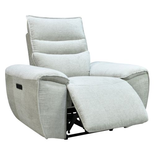 Fauteuil relax électrique COME tissu grège
