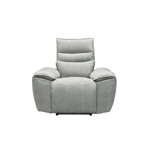 Fauteuil relax électrique COME tissu gris