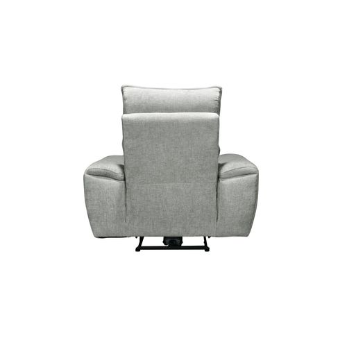 Fauteuil relax électrique COME tissu gris