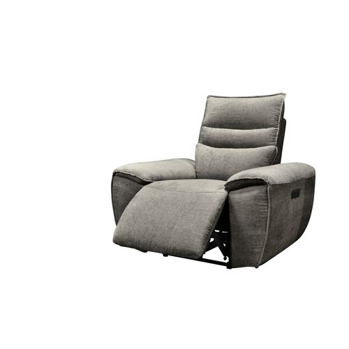 Fauteuil relax électrique COME tissu anthracite