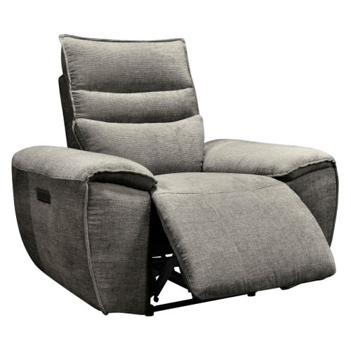 Fauteuil relax électrique COME tissu anthracite