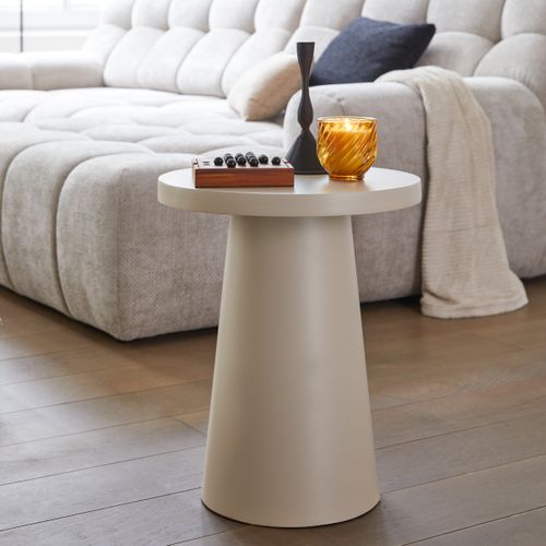 Bout de canapé beige TOTEM - Bout de canapé - Selette BUT