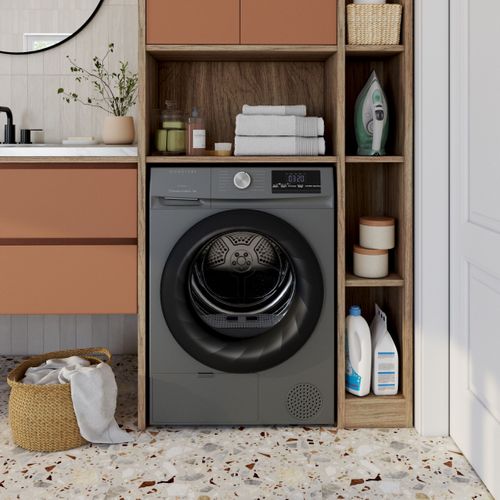 Sèche-linge hublot SIGNATURE SLFPACS9D 9kg gris foncé