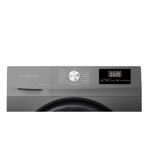 Sèche-linge hublot SIGNATURE SLFPACS9D 9kg gris foncé