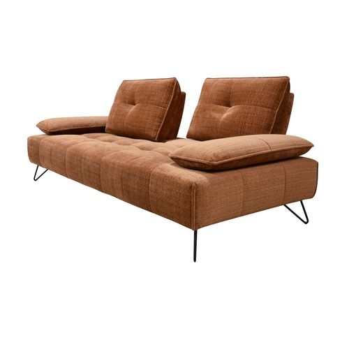 Canapé relax 3 places EVA tissu terracotta