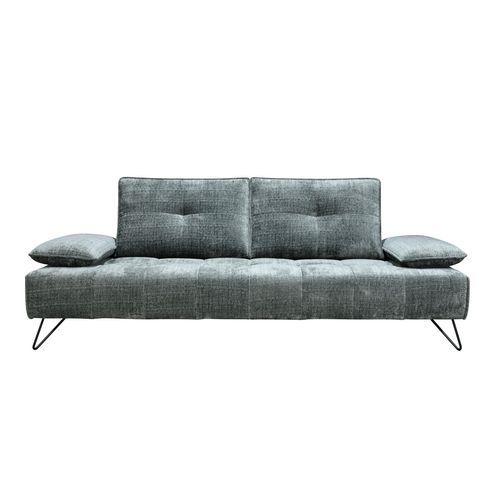 Canapé relax 3 places EVA tissu graphite