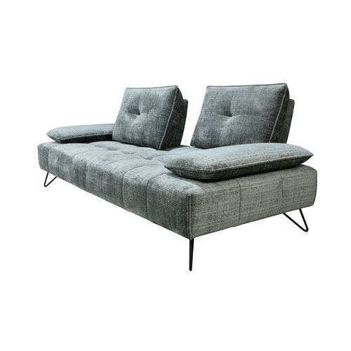 Canapé relax 3 places EVA tissu graphite