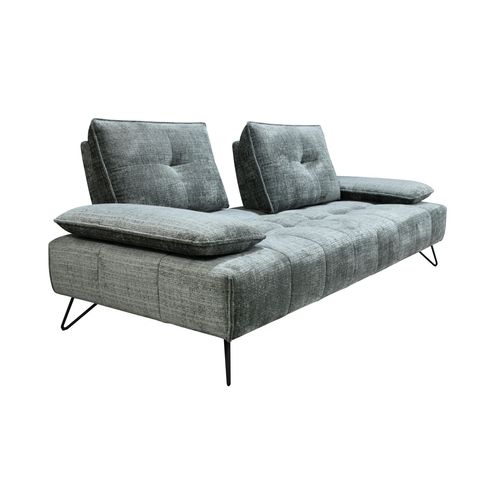 Canapé relax 3 places EVA tissu graphite