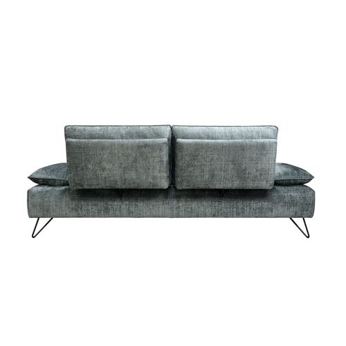 Canapé relax 3 places EVA tissu graphite
