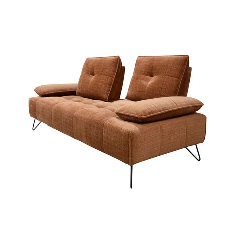 Canapé relax 2 places EVA tissu terracotta