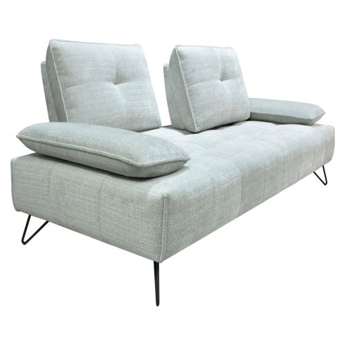 Canapé relax 2 places EVA tissu galet