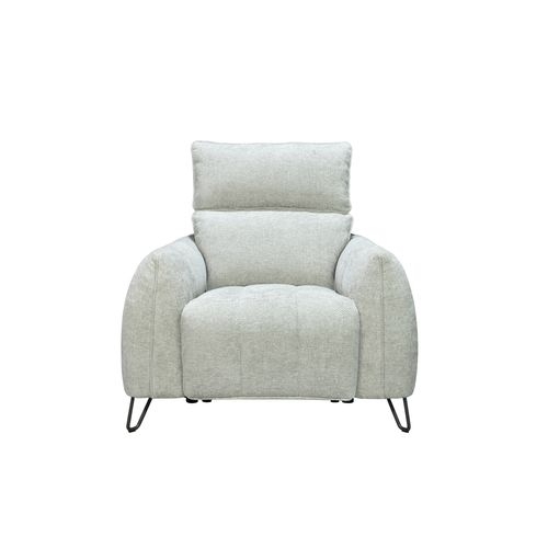 Fauteuil relax électrique  tissu grège