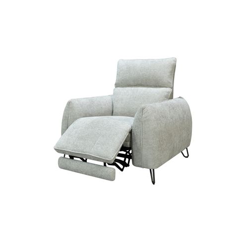 Fauteuil relax électrique  tissu grège
