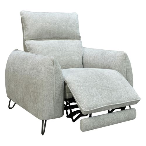Fauteuil relax électrique  tissu grège