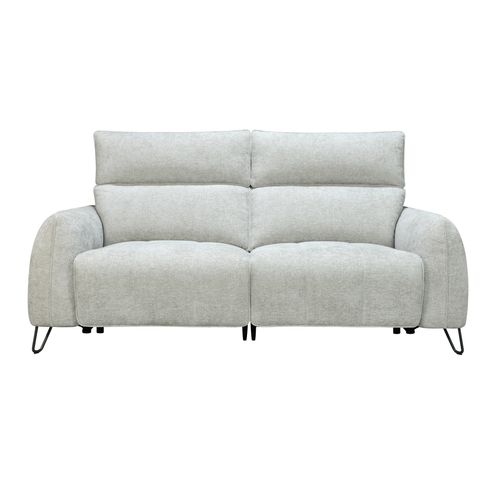 Canapé relax 3 places LYNA tissu grège