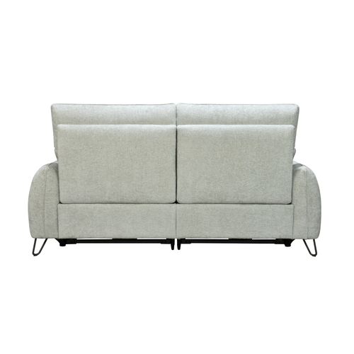 Canapé relax 3 places LYNA tissu grège