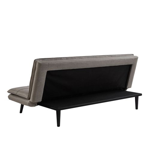 Banquette lit clic clac MAGGIE tissu gris