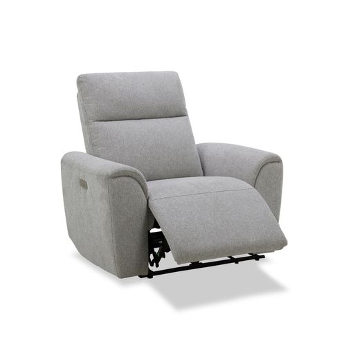 Fauteuil relax électrique LOANE tissu beige