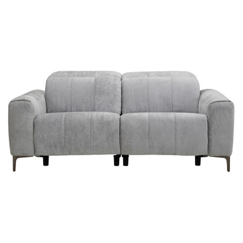 Canapé relax 2 places FRANKY II tissu gris