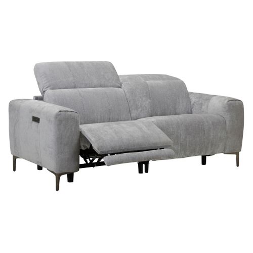 Canapé relax 2 places FRANKY II tissu gris