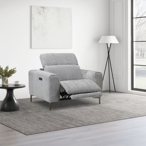 Fauteuil relax FRANKY II tissu gris