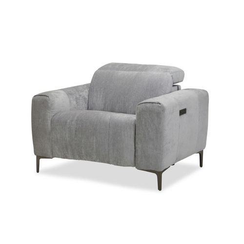 Fauteuil relax FRANKY II tissu gris