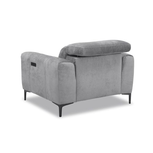 Fauteuil relax FRANKY II tissu gris