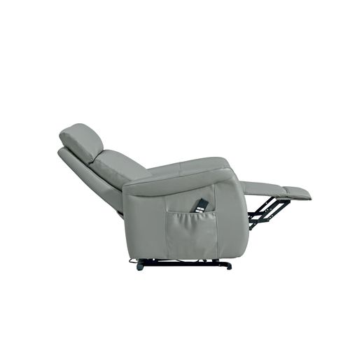 Fauteuil releveur électrique 2 moteurs HAMILTON II cuir et croûte de cuir