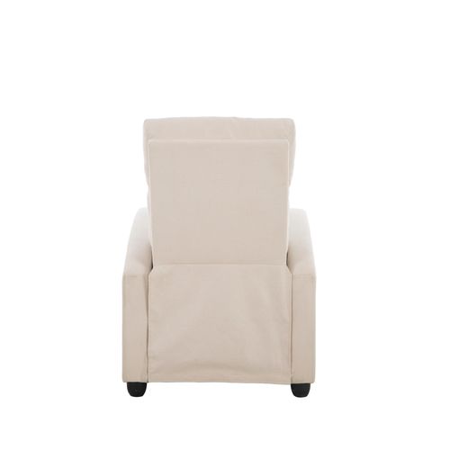 Fauteuil relax manuel AYDEN tissu beige
